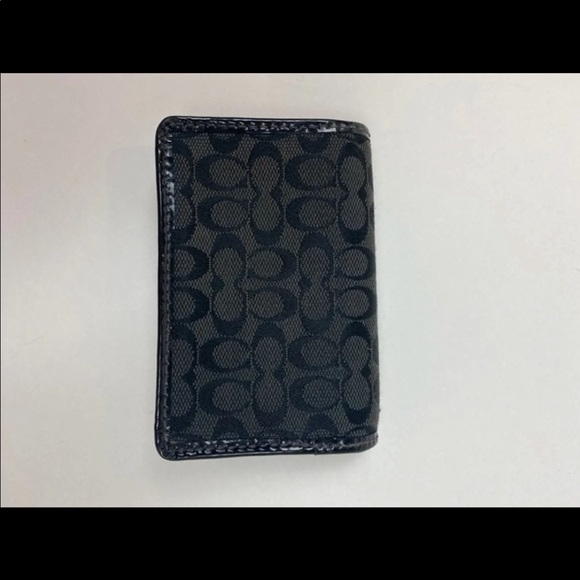 Mini black c logo coach wallet - Picture 4 of 5